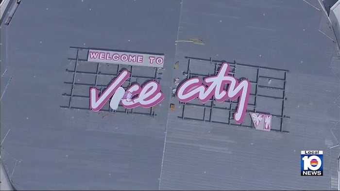 Kaseya Center gets new roof sign in GTA tie-in: ‘Welcome to Vice City’