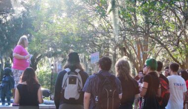 ‘Stop the Flock’: Tallahassee students protest Flock cameras