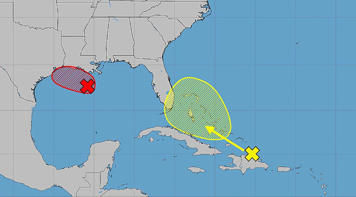 Remnants of Dolly bound for Florida while Tropical Storm Edouard could form in Gulf, NHC says