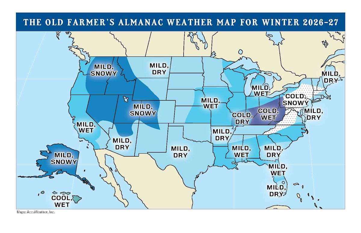 Florida to see milder winter in Farmer's Almanac update