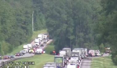 Two critically injured in fiery crash on I-10 in Gadsden County