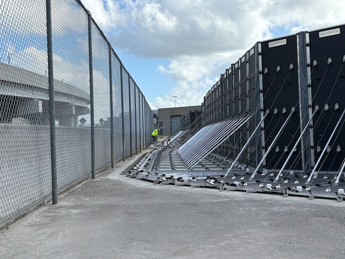 Tampa International adds ‘AquaFence’ to protect against storm surge