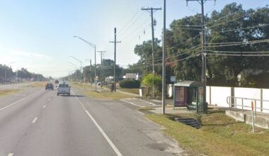 Impaired driver’s car goes airborne, strikes and kills woman at Tampa bus stop, cops say