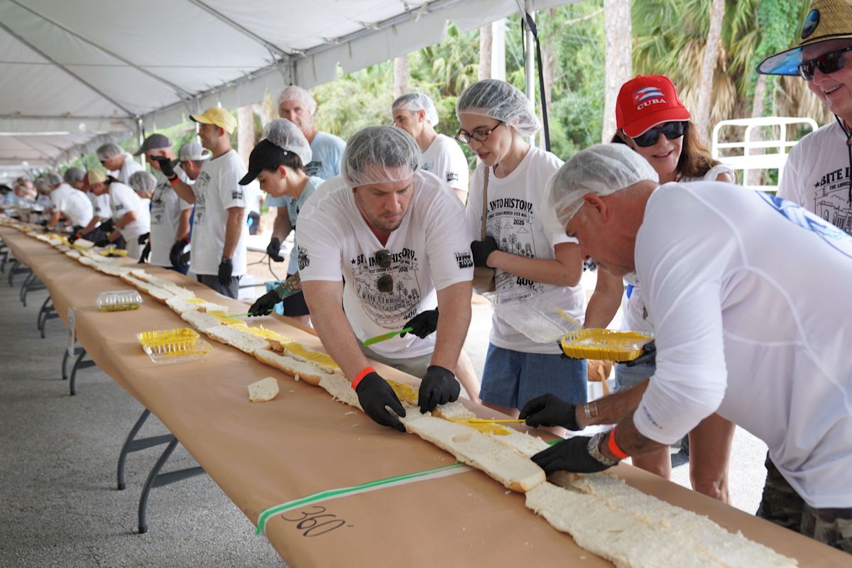 Florida restaurant set new world record for longest Cuban sandwich