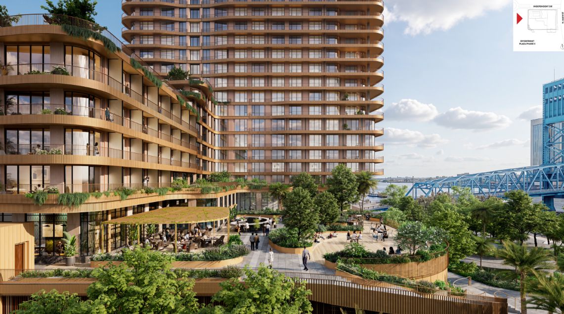 Price for a Riverfront Plaza tower condo would average $3.5 million