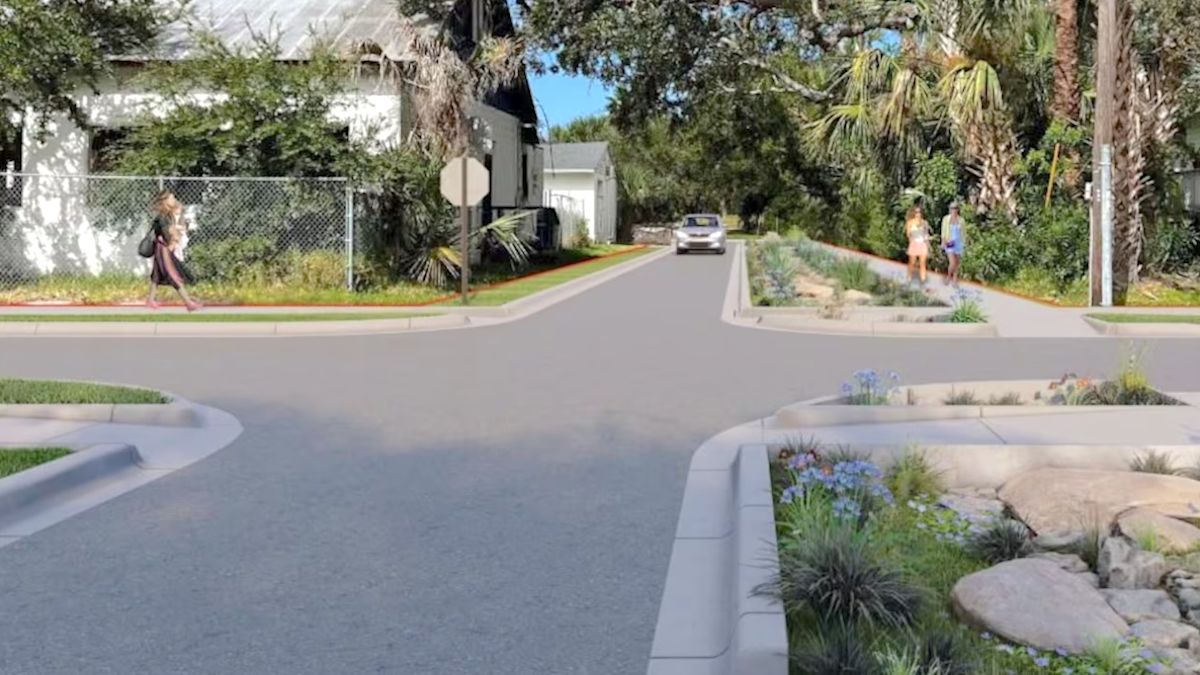 Florida neighborhood long hit by flooding gets relief as St. Augustine completes bioswale project