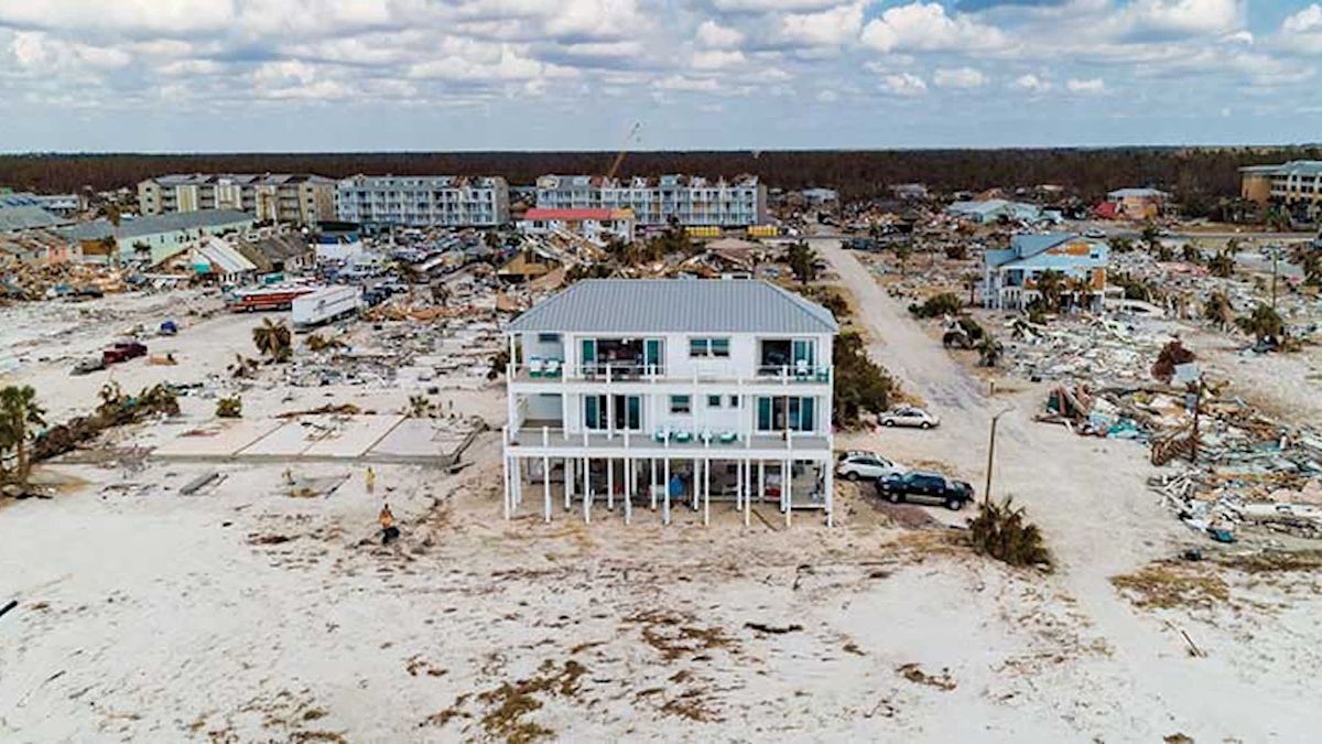 Florida beach house built with 'green' standards was one of few still standing after Hurricane Michael