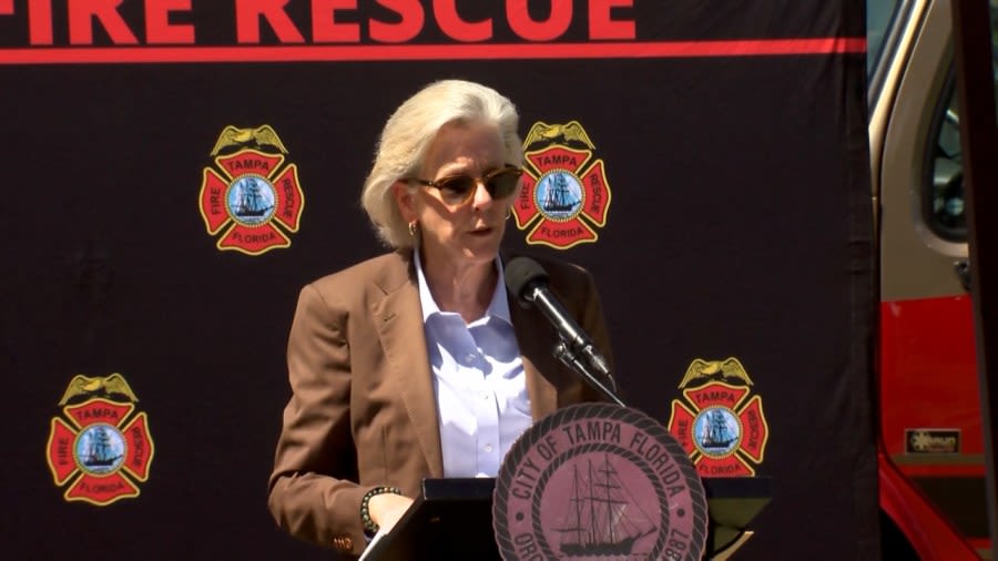 Tampa Mayor Jane Castor says property tax Amendment 3 would cut 1st responder services