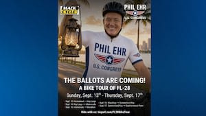 Disabled veteran leads group on cycling mission through Florida keys