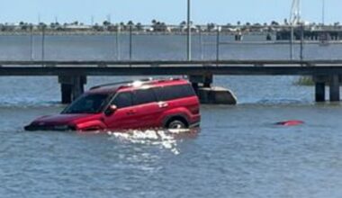 Jacksonville first responders rescue a driver in an SUV from the river after an incident in Mayport