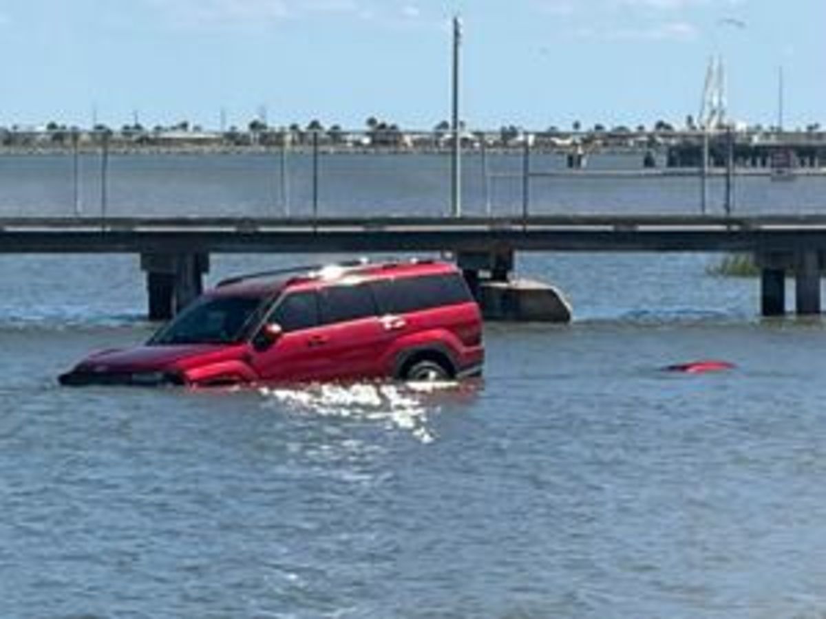 Jacksonville first responders rescue a driver in an SUV from the river after an incident in Mayport