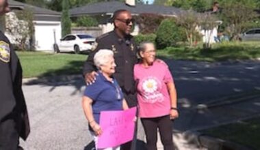 Sheriff T.K. Waters leads crime prevention walk to connect with Jacksonville residents