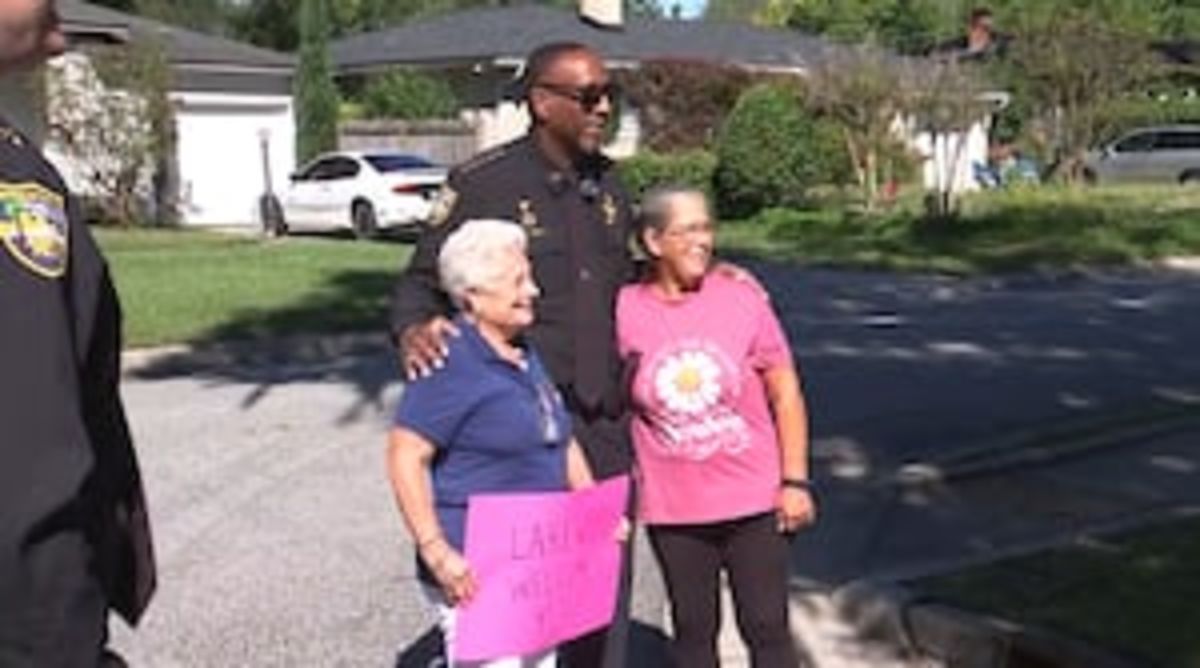 Sheriff T.K. Waters leads crime prevention walk to connect with Jacksonville residents