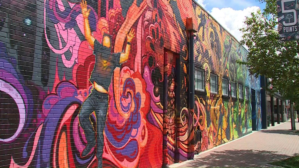 'Beautiful': New mural brings rainbow back to Jacksonville Five Points