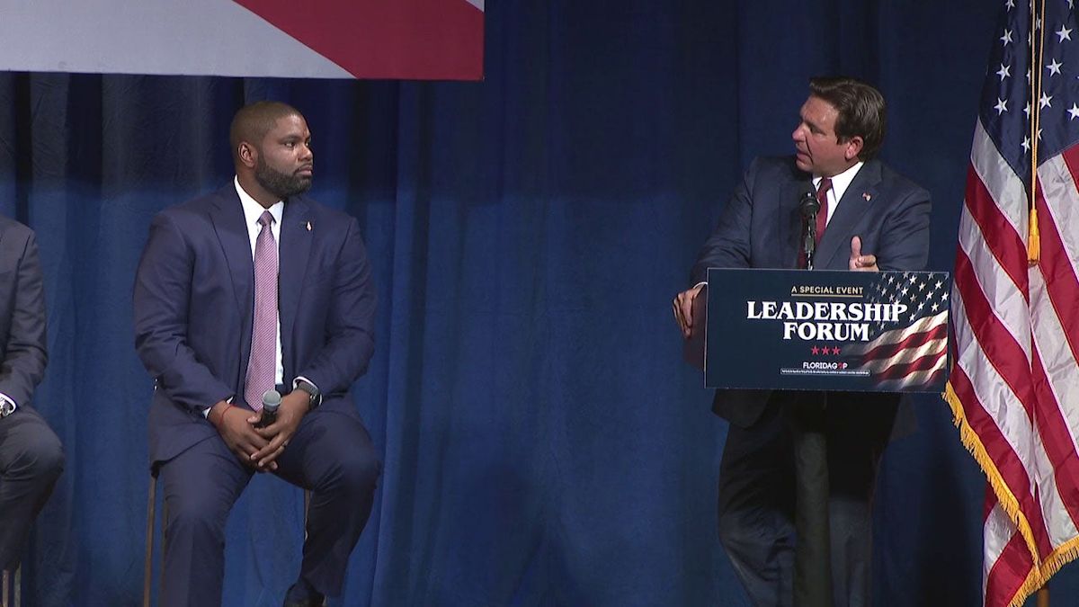 Florida governor's race: DeSantis backs Byron Donalds as Republicans rally in Tampa