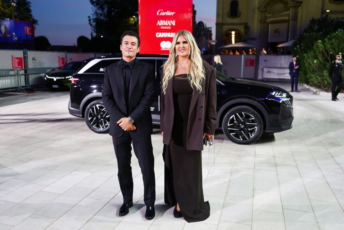 Irina Shayk and Orlando Bloom honored at the Filming Italy event at Venice Film Festival