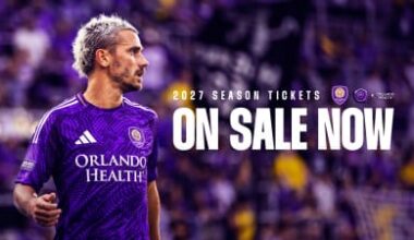 Orlando City SC launches Season Ticket Memberships for 2027 MLS Sprint Season