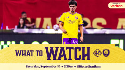 What to watch, powered by Verizon, as Orlando City face the New England Revolution on the road