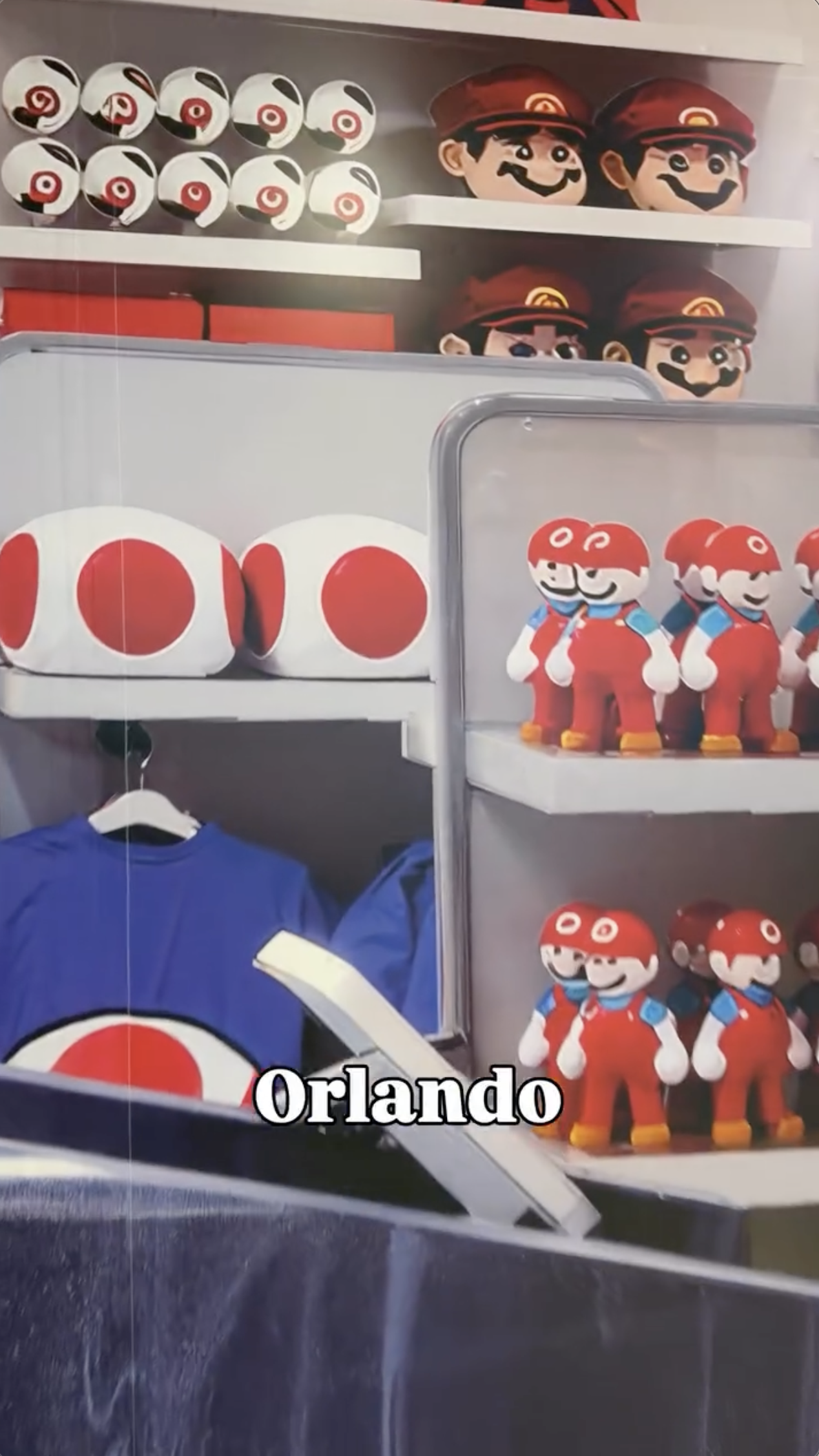 AI-generated photos of Universal Orlando Resort Merchandise cover construction wall at Orlando International Airport
