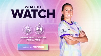What to watch for, powered by Verizon, as the Orlando Pride face Bay FC on the road