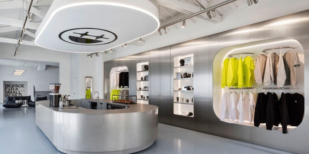BIGFACE coffee shop in the Miami Design District