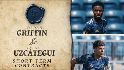 Philadelphia Union Sign Jordan Griffin, Rafael Uzcategui To Short-Term Agreements ahead of Orlando City SC match