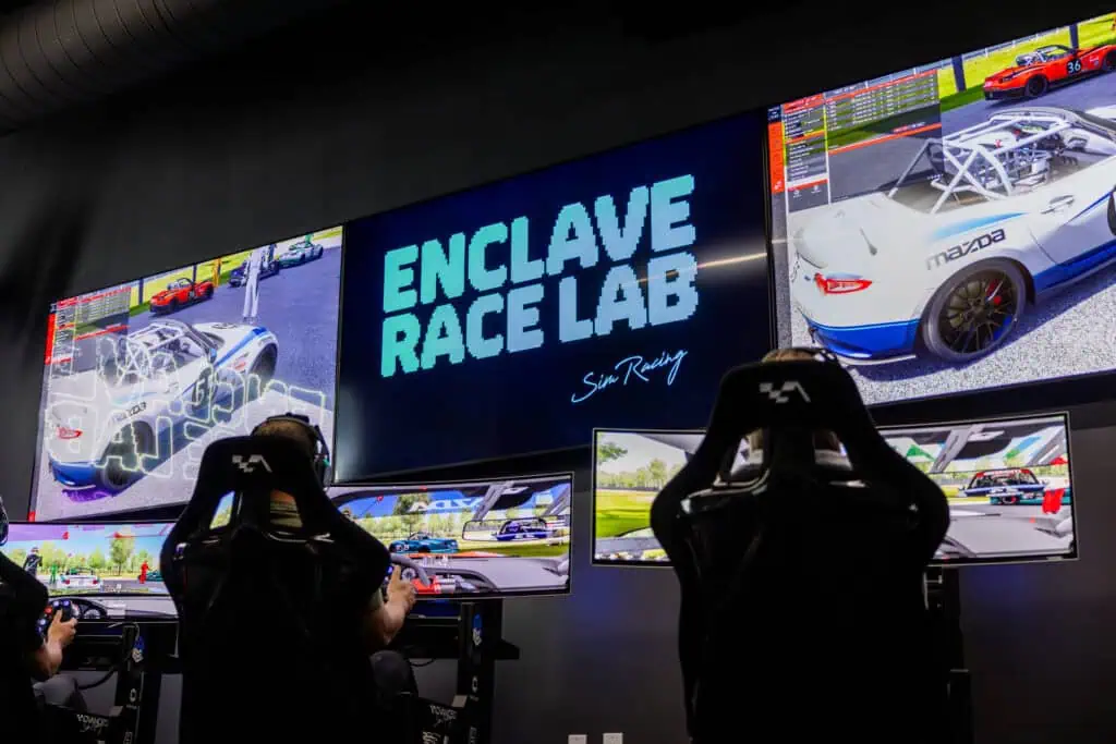 A race simulator