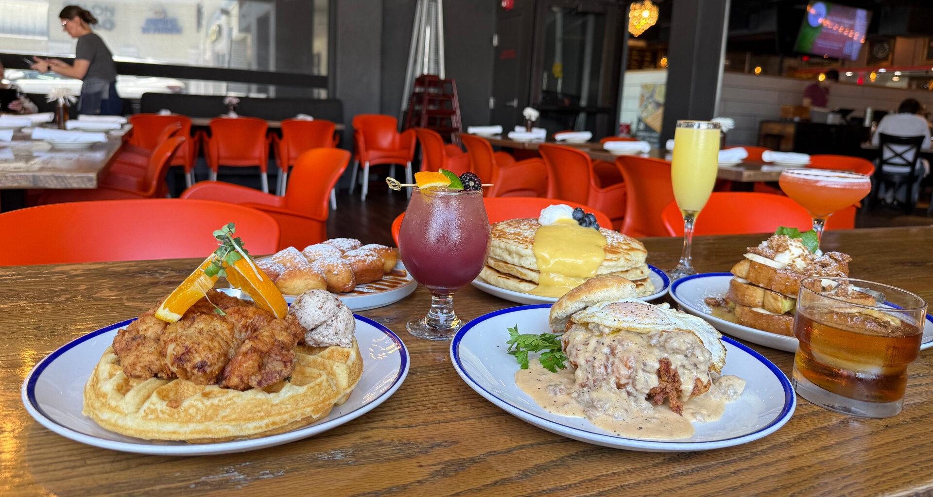The brunch at Noble Crust in Tampa and Carrollwood