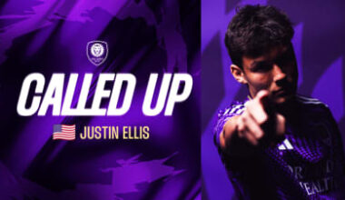 Orlando City SC Forward Justin Ellis earns first Senior U.S. Men's National Team call-up 