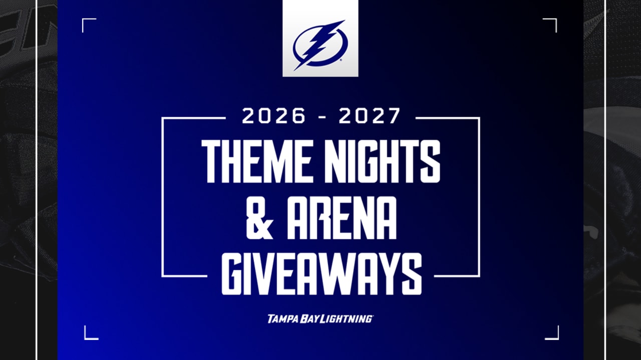 Lightning announce 2026-27 theme nights and arena giveaways