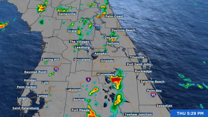 LIVE RADAR: Strong storms moving through Central Florida