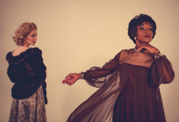 Rachel Comeau, left, and Tymisha Harris, star in "Josie & Grace," a look at the friendship between Josephine Baker and Princess Grace of Monaco. (Courtesy Swamp Witch Photography/Orlando Sentinel file photo)