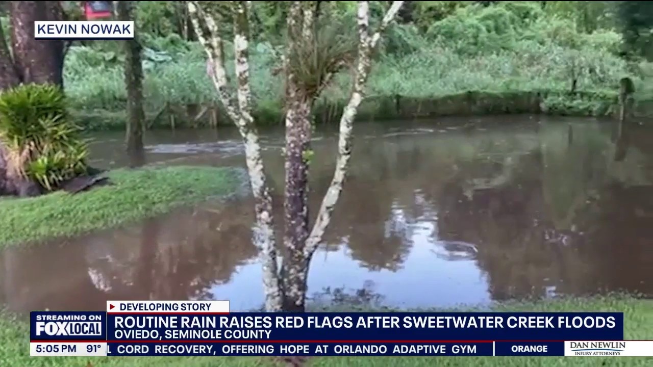 Flooding concerns in Oviedo after creek overflows