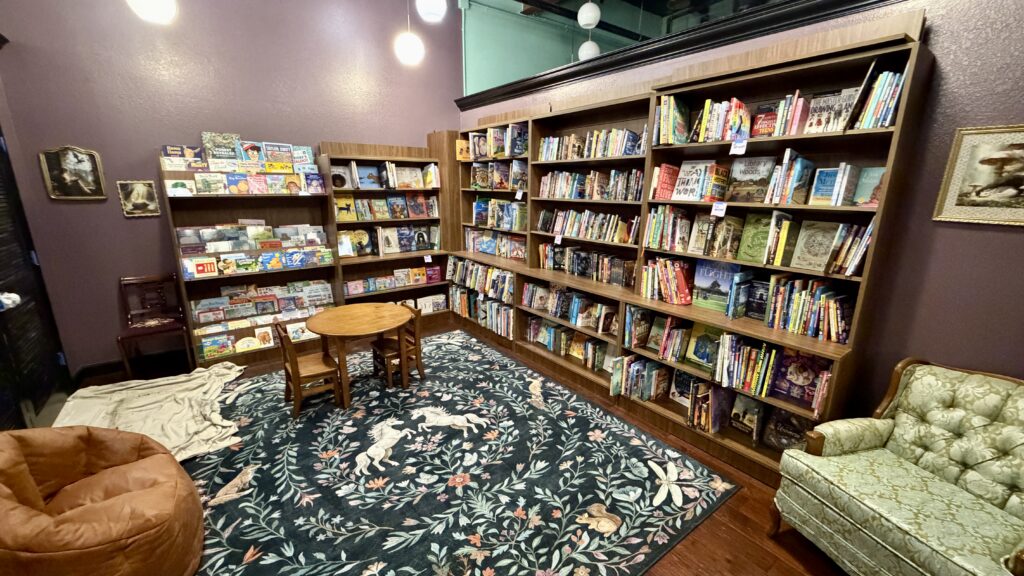 The interior of the Reverie Room bookstore in St. Pete