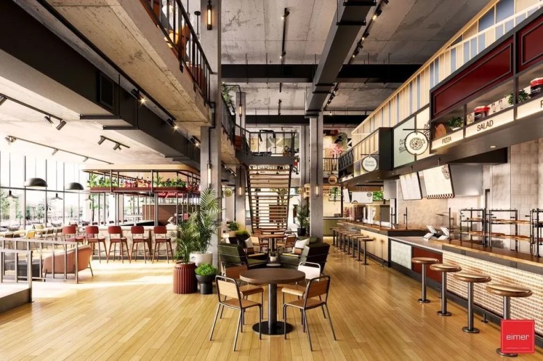 The 15,000-square-foot, two-story venue across the street from the Orlando Public Library will have 10 vendors, a “small fine dining restaurant,” a wine room/speakeasy and a cocktail bar, not to mention panoramic floor-to-ceiling views of Lake Eola Park. The official vendor lineup has yet to be announced but expect birria tacos, açai bowls, Thai cuisine, burgers and wings.