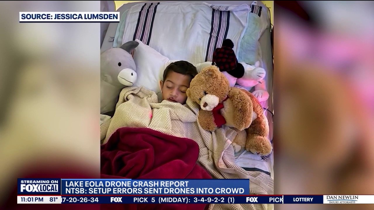 Drone show errors led to Lake Eola crash that injured boy: NTSB