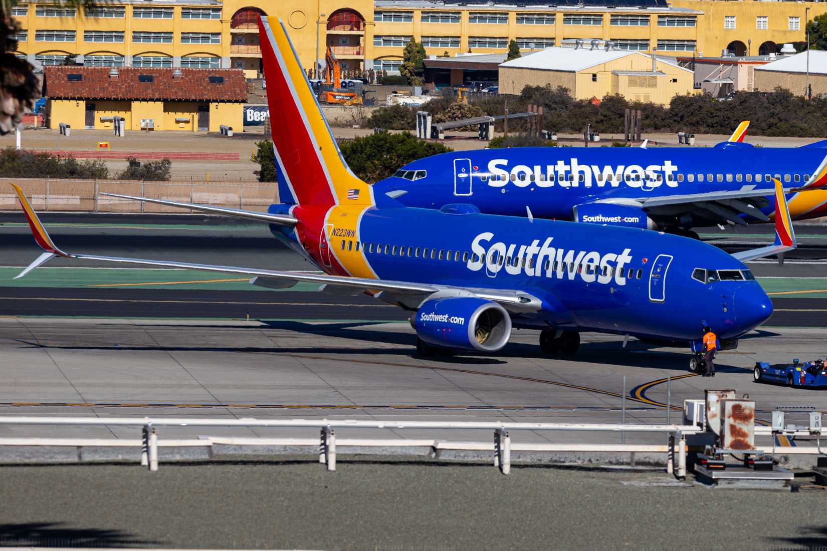 Southwest 737s Taxiing
