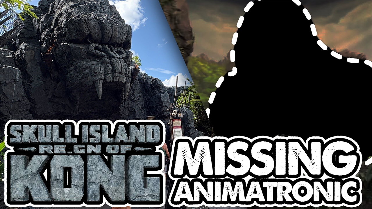 CONFIRMED: Skull Island Reign of Kong Running with Black Scrim Instead of Large Ape Animatronic