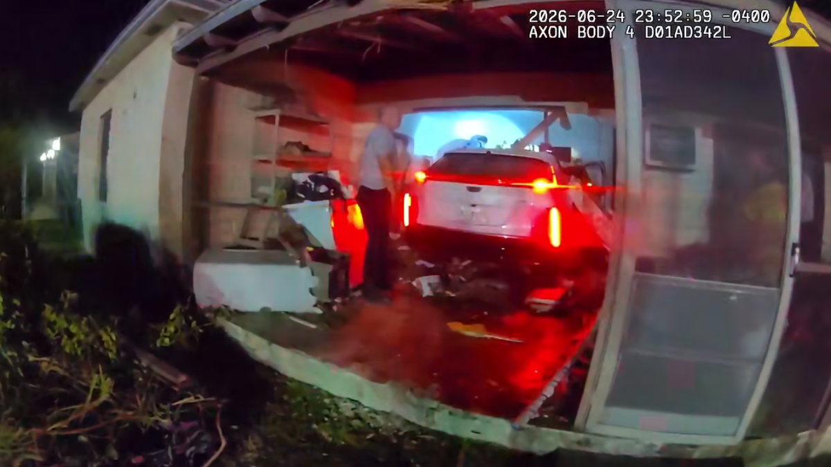 Bodycam video shows aftermath after alleged DUI crash kills sleeping man – NBC 6 South Florida