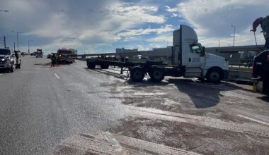 Fuel spill after tractor-trailer crash near Miami shuts down highway, firefighters say