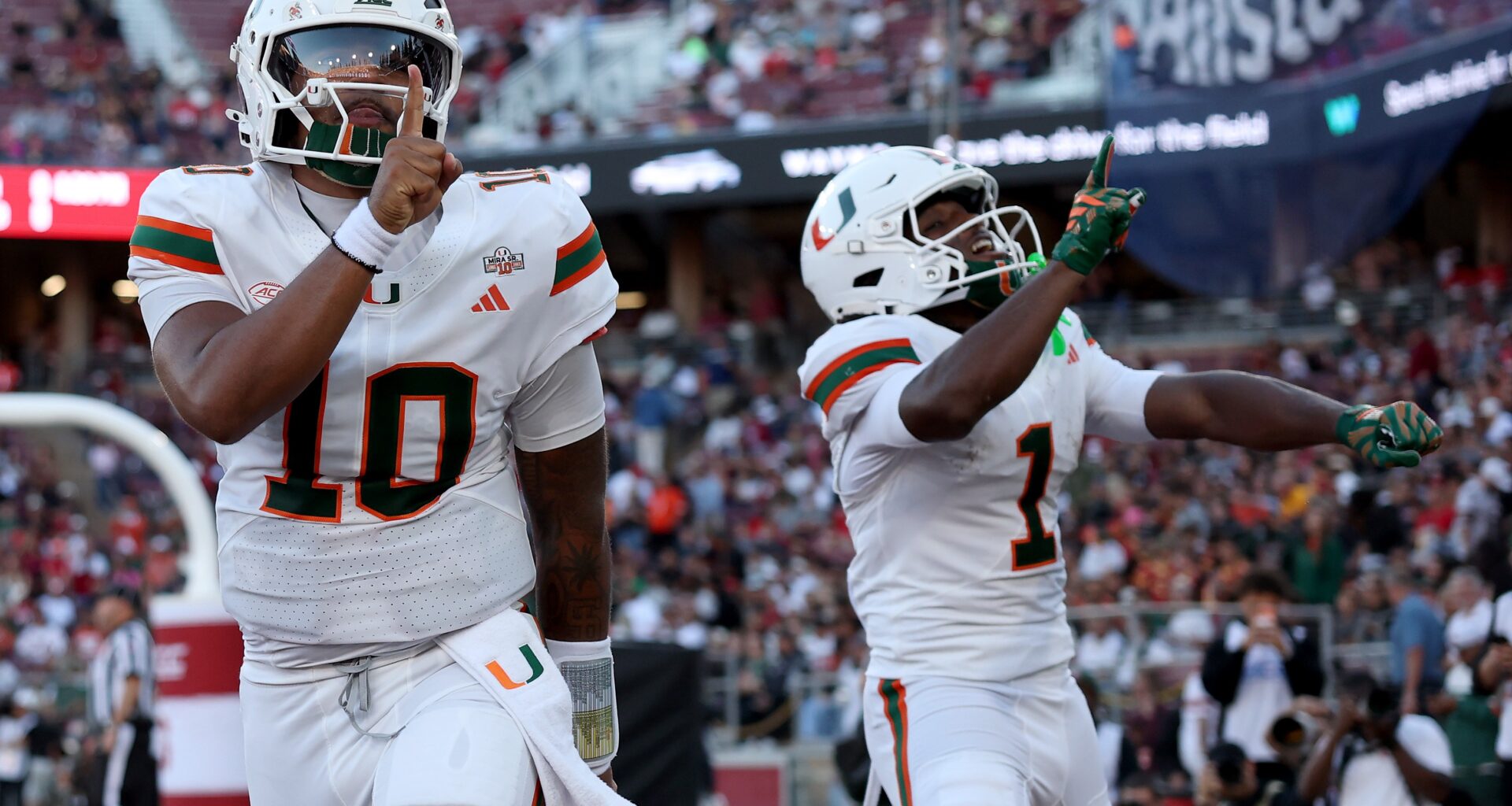 Mensah, Toney dominate as Hurricanes rout Stanford