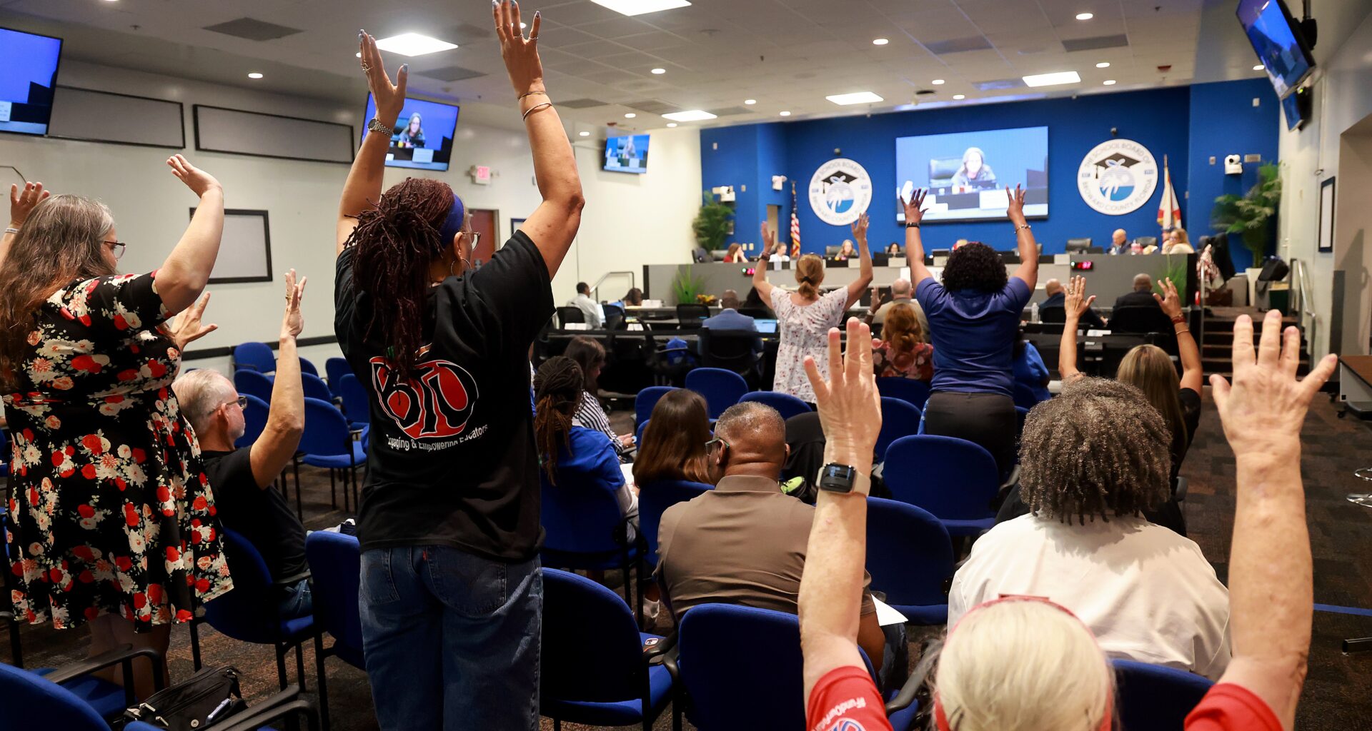 School Board OKs budget with no promises on teacher raises