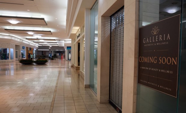 Some stores have closed at the Galleria mall in Fort Lauderdale, shown on Friday. But more are on the way, say the mall's owners. (Mike Stocker/South Florida Sun Sentinel)