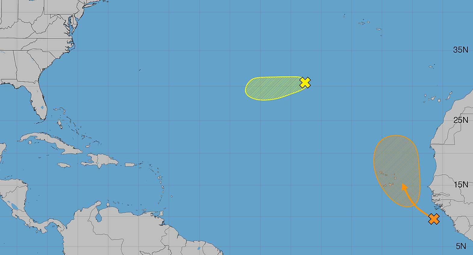 Hurricane center says tropical depression could form in Atlantic while also tracking Fay remnants – Orlando Sentinel