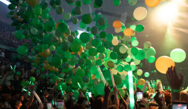 Yuengling Center Balloon Drop welcomes freshmen, returning Bulls to new year