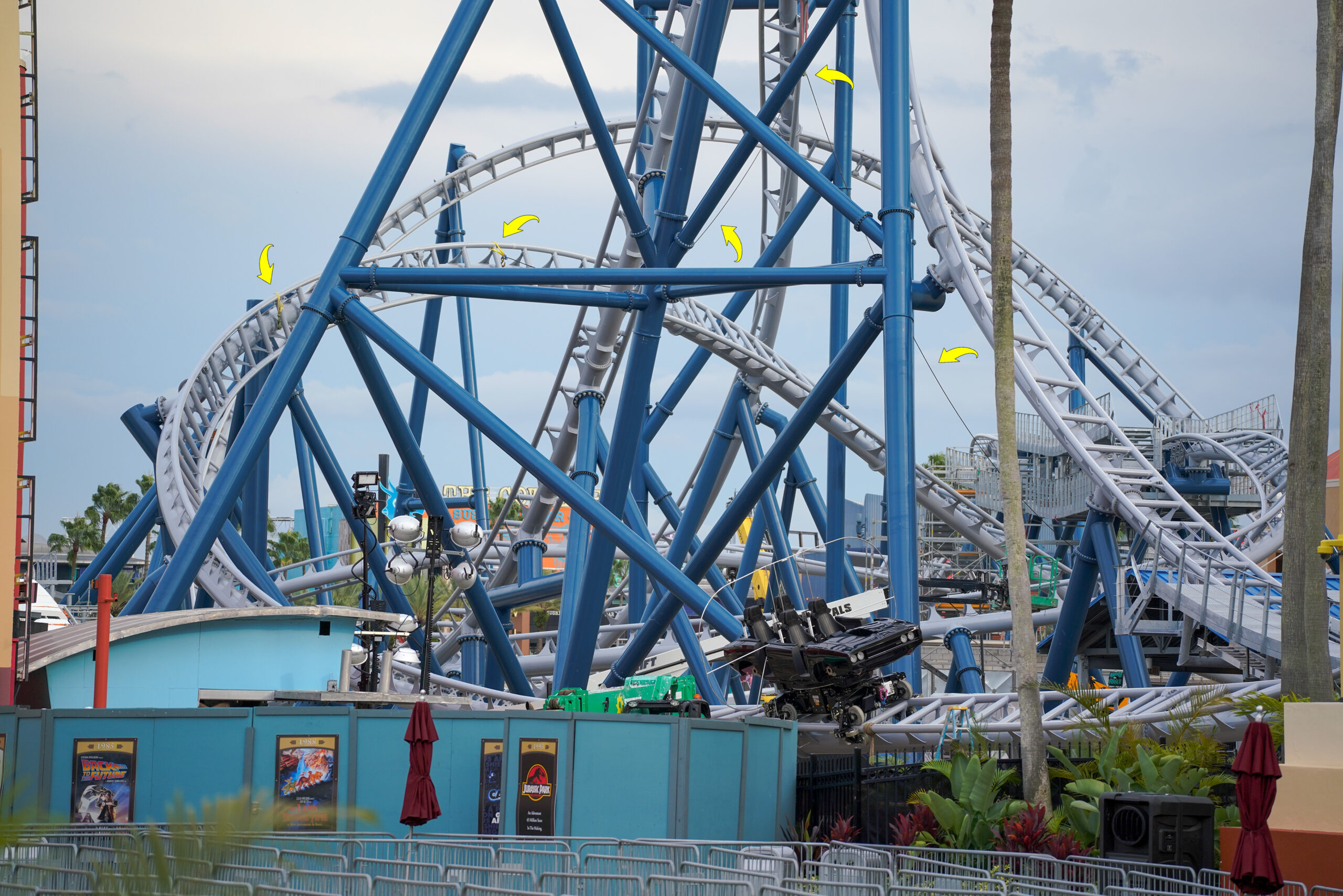 Fast & Furious: Hollywood Drift Ride Vehicle Completing Clearance Testing at Universal Studios Florida