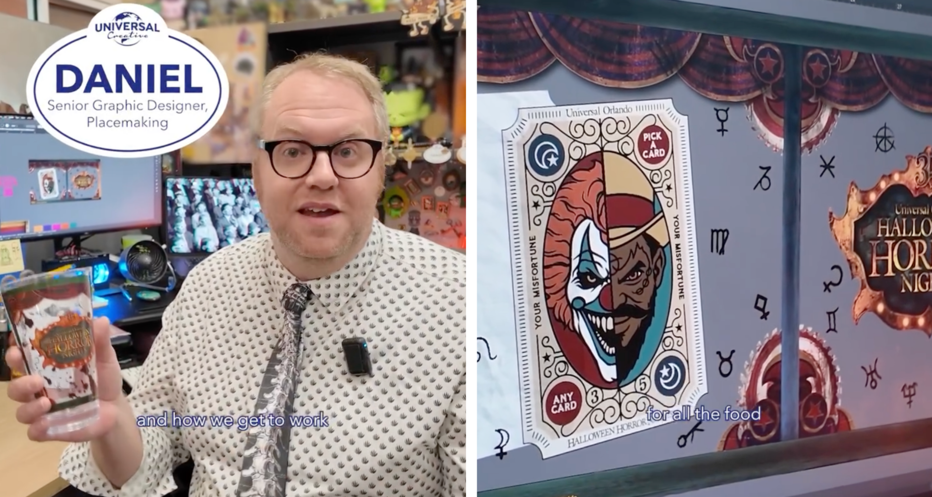 Universal Orlando Graphic Designer Reveals Creation Process of Halloween Horror Nights Souvenir 'Blinky' Cup