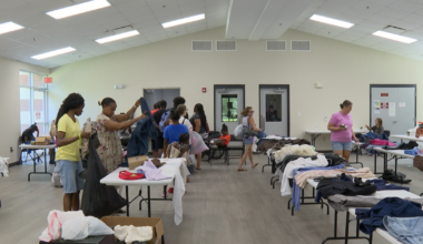 Woodville community comes together to provide free essentials to families