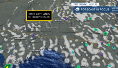 Drier and Sunnier To Start This Week