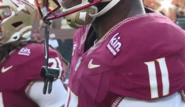 FSU uniforms debut first sponsor patch in Kin Insurance deal